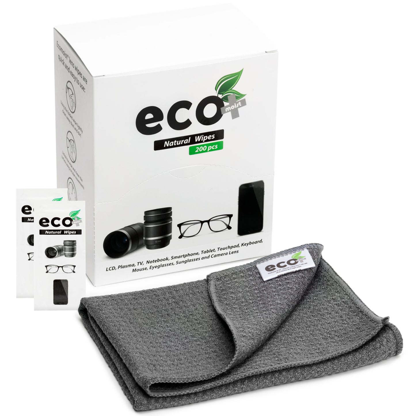 Ecomoist Lens Cleaning Wipes (200pcs)