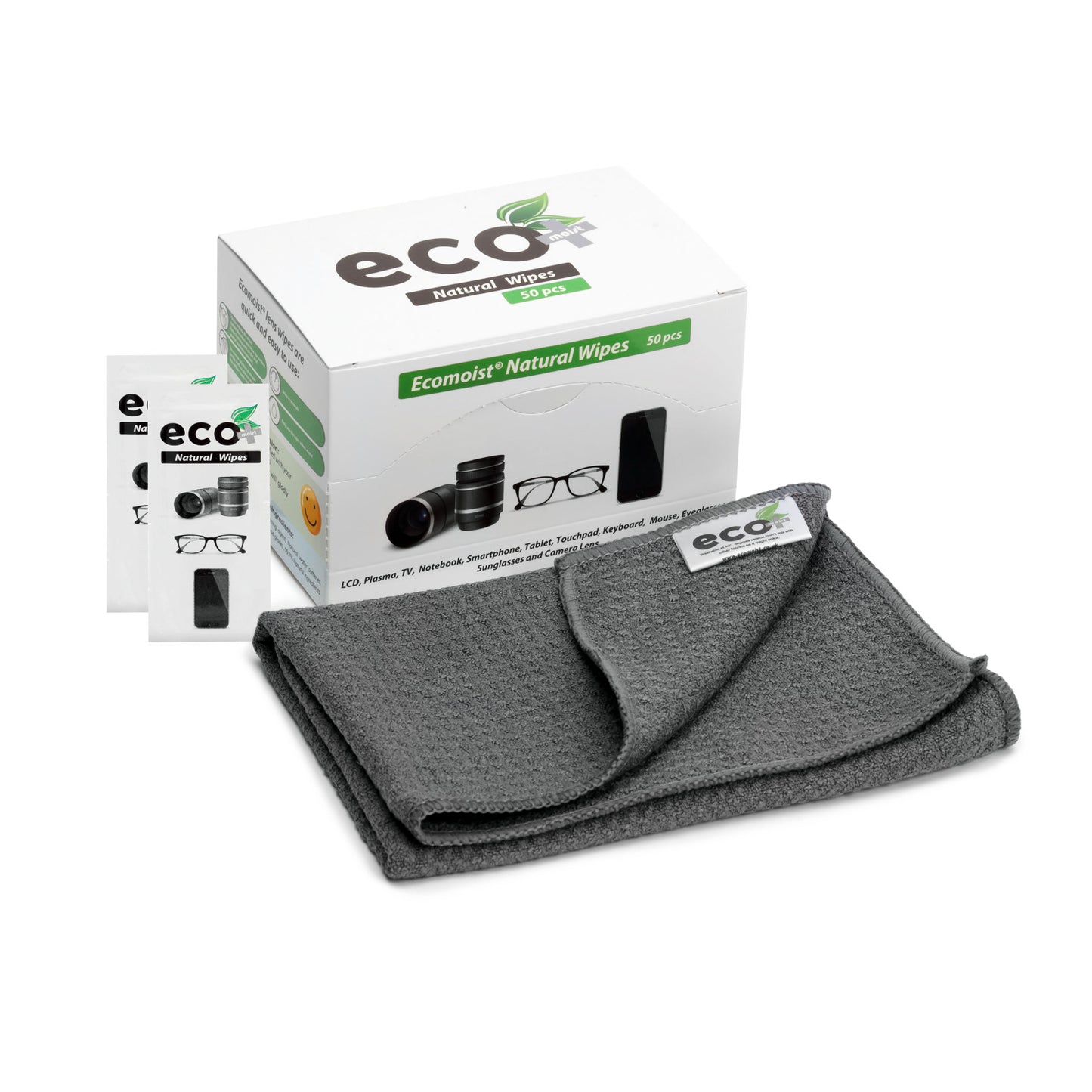 Ecomoist Lens Cleaning Wipes (50pcs)