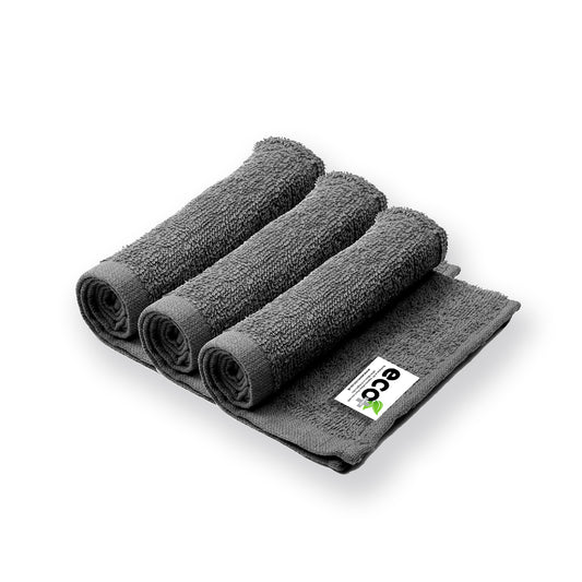 Ecomoist Premium Microfiber Cleaning Towels – Pack of 3 (40cm x 40cm)  Eco-Friendly, Lint-Free, and Ultra-Absorbent Cleaning Cloths for All Surfaces