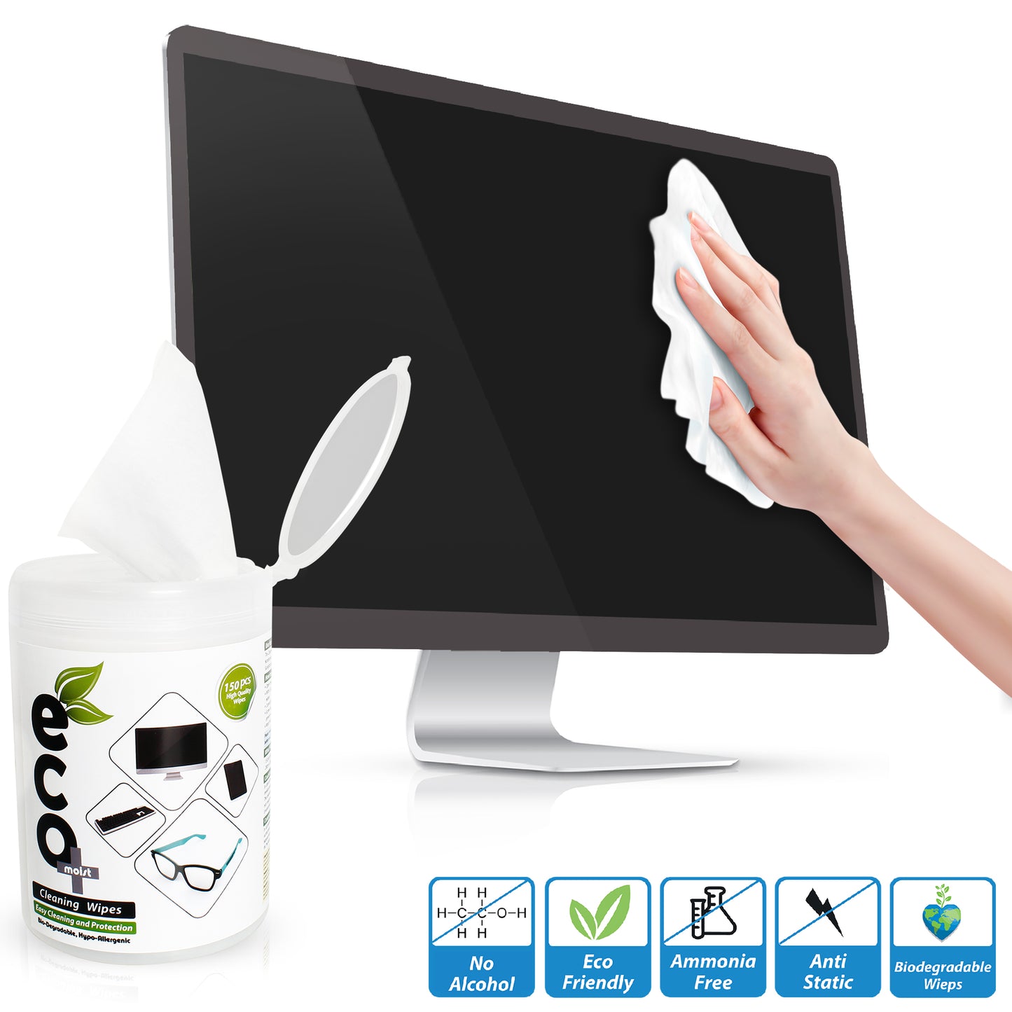 Ecomoist Cleaning Wipes (150pcs)