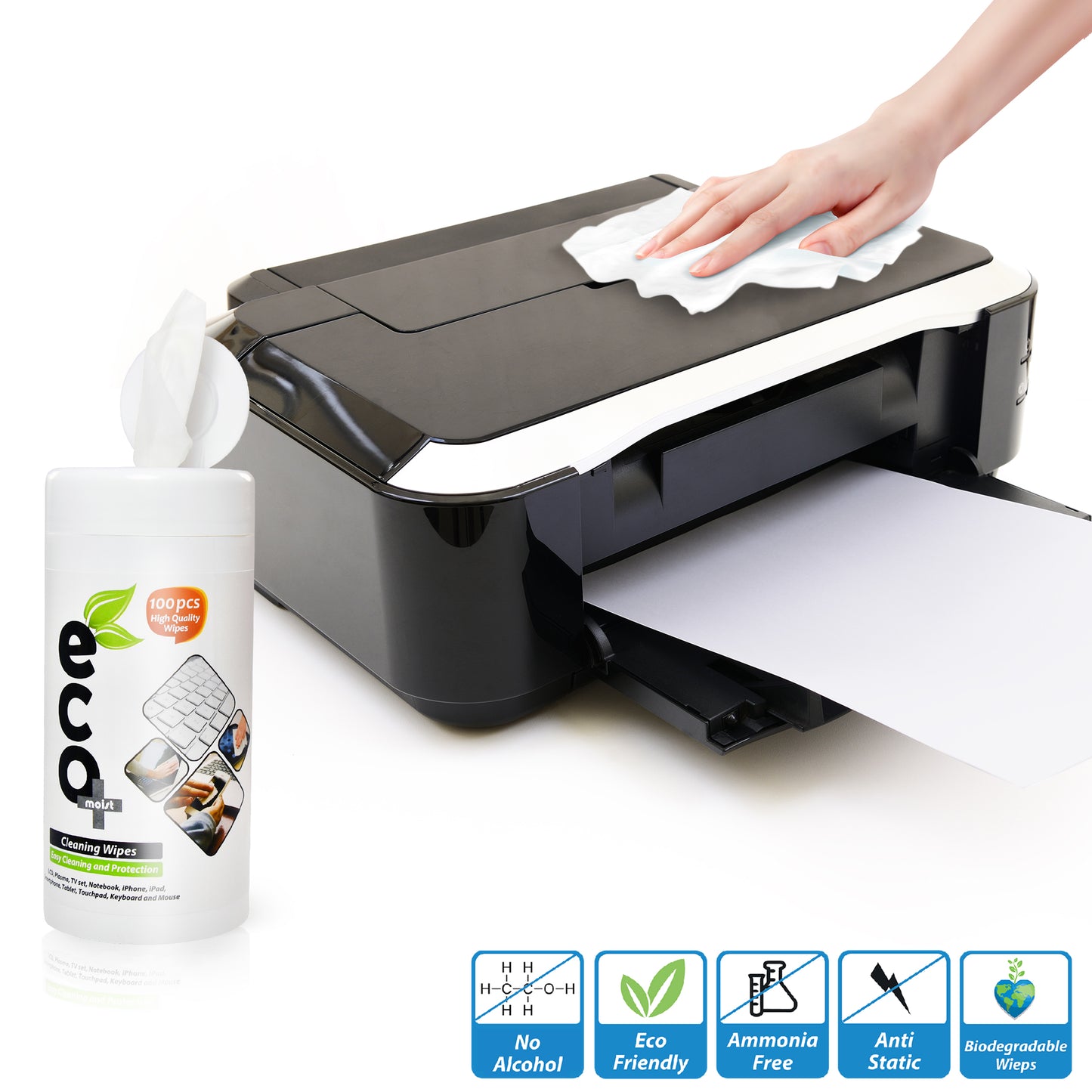 Ecomoist Cleaning Wipes (100pcs)