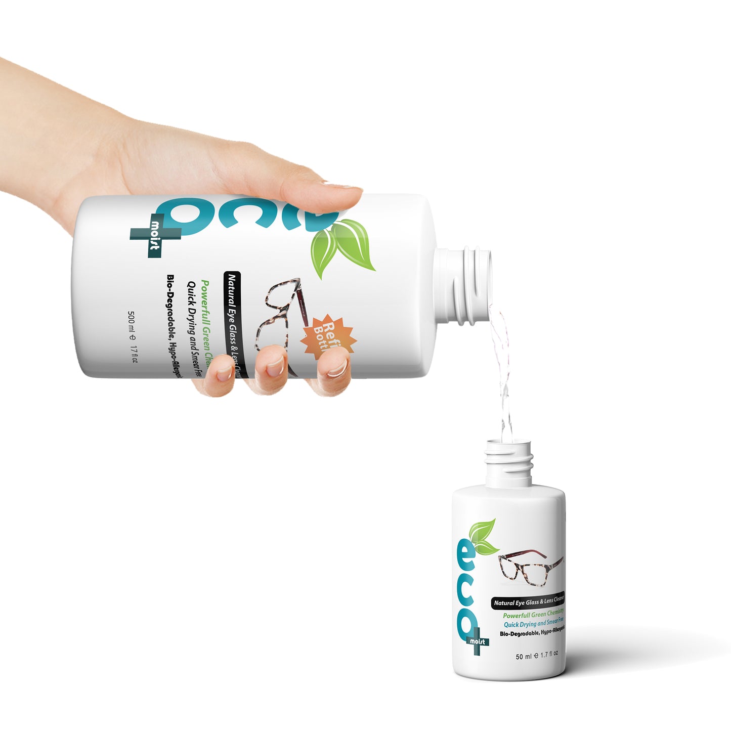 Eyeglass and Lens Cleaner 500ml (Refill)