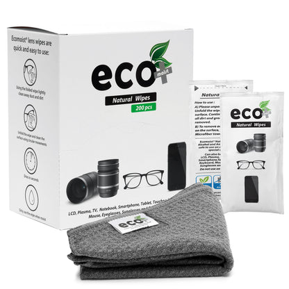 Ecomoist Lens Cleaning Wipes (200pcs)